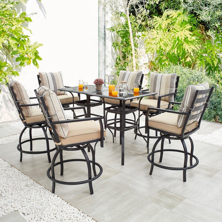 High patio bistro discount set